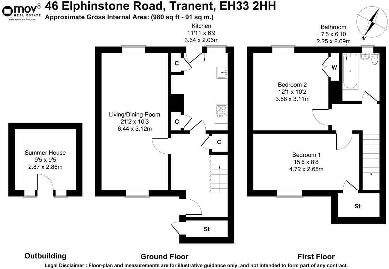 Elphinstone Road, Tranent, EH33 floorplan