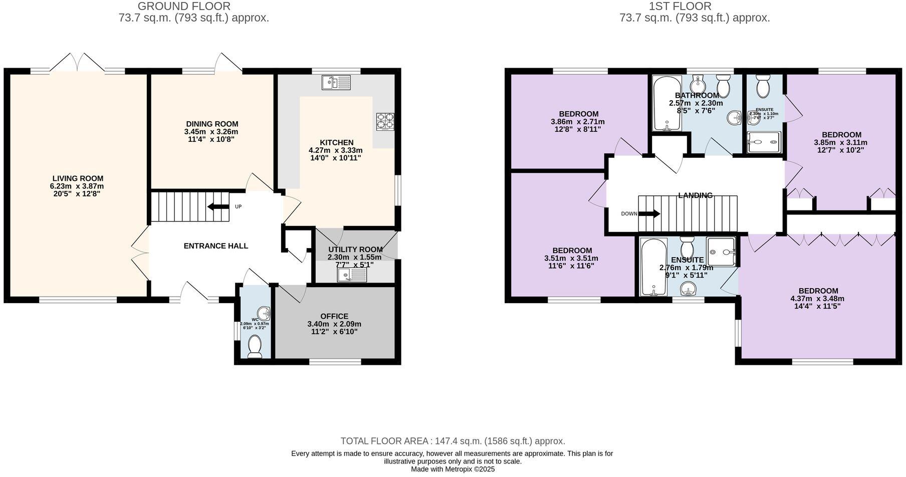 Swarbrick Avenue, Grimsargh, PR2 floorplan