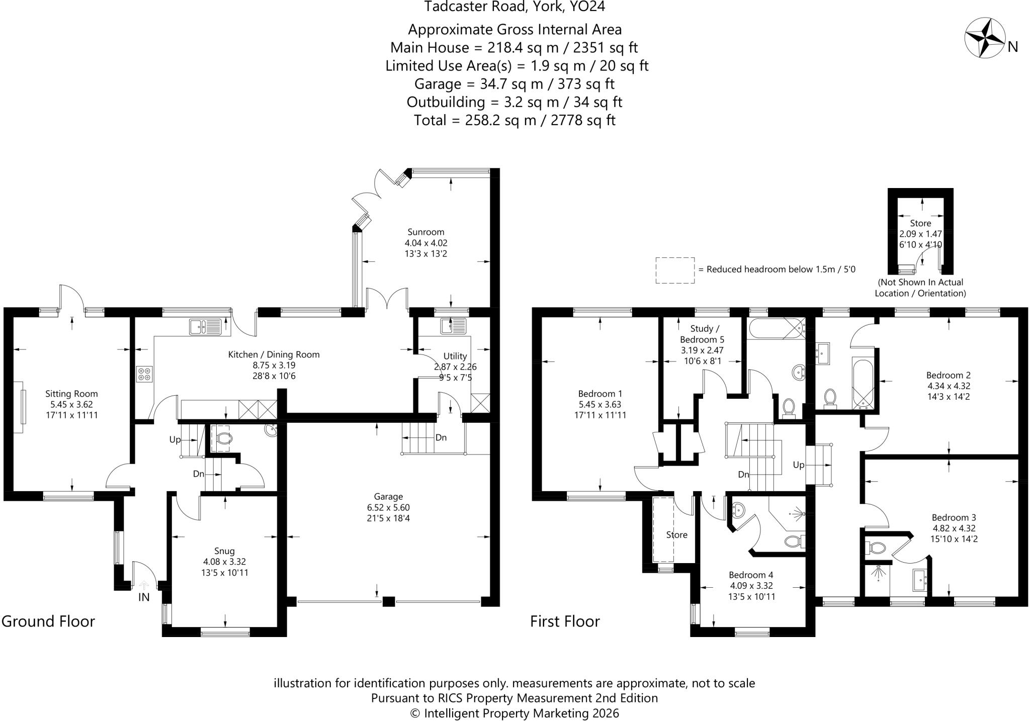 Tadcaster Road, York, North Yorkshire, YO24 floorplan