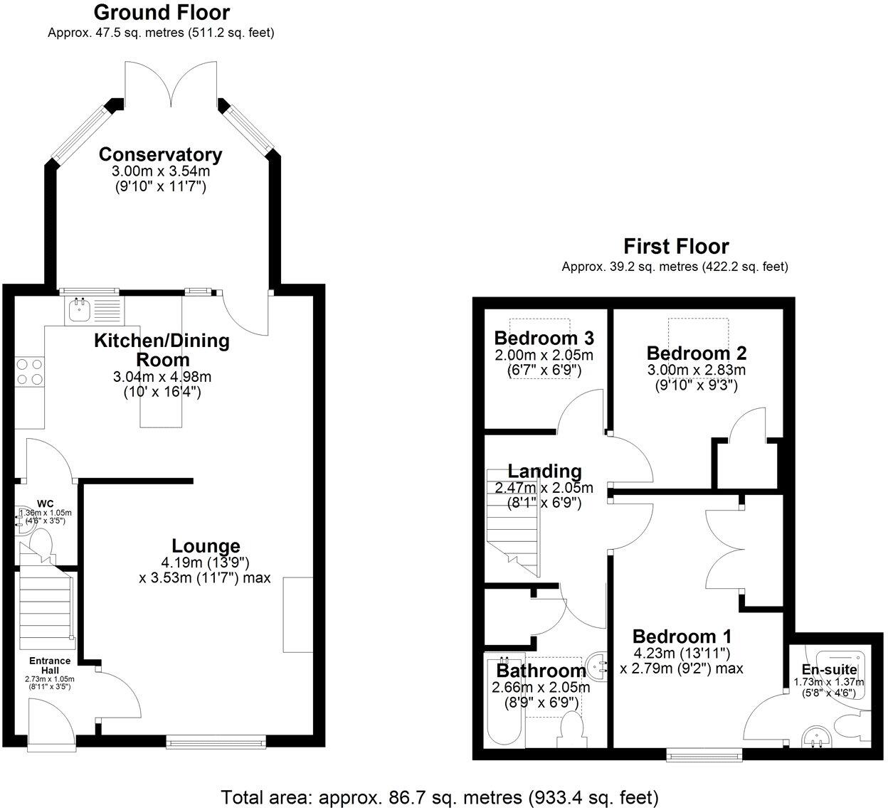 The Walled Garden, Harmston, Lincoln, Lincolnshire, LN5 floorplan