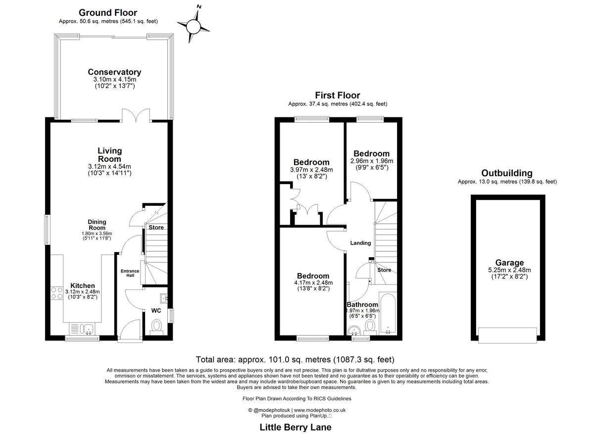 Little Berry Lane, Basildon, SS16 6 floorplan