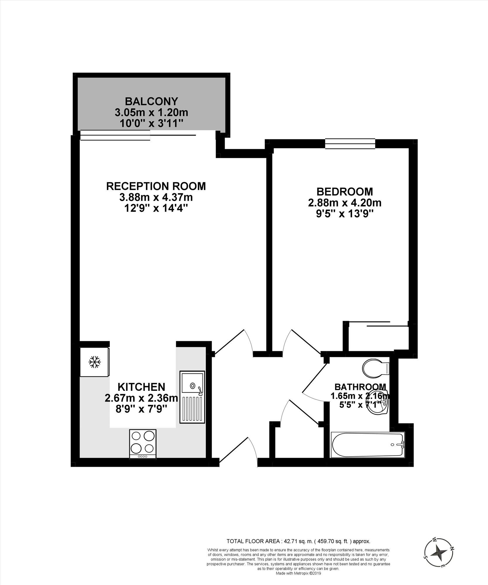 Cassilis Road, Canary Wharf floorplan
