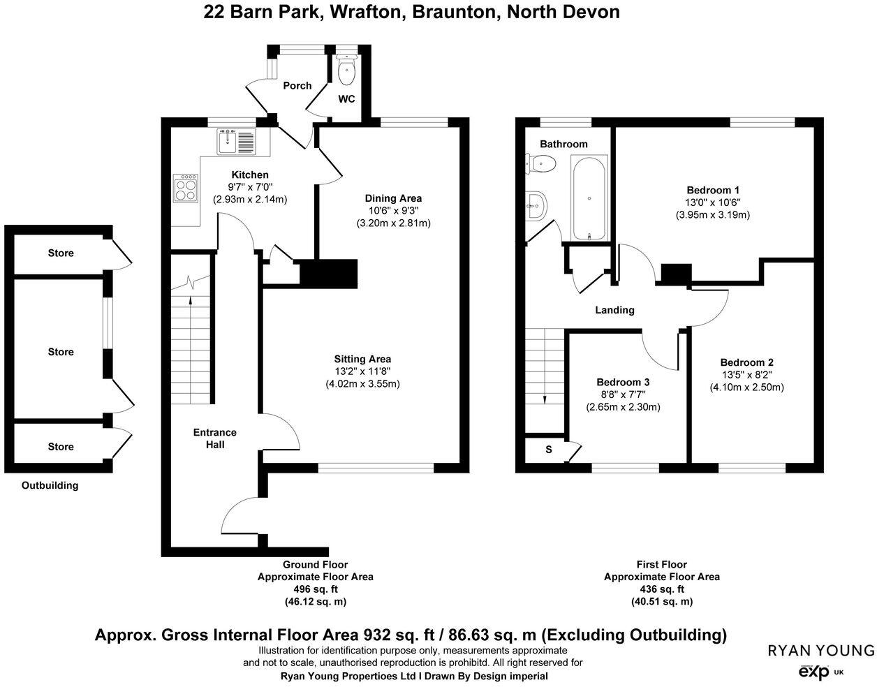 Barn Park, Wrafton, Braunton, North Devon floorplan