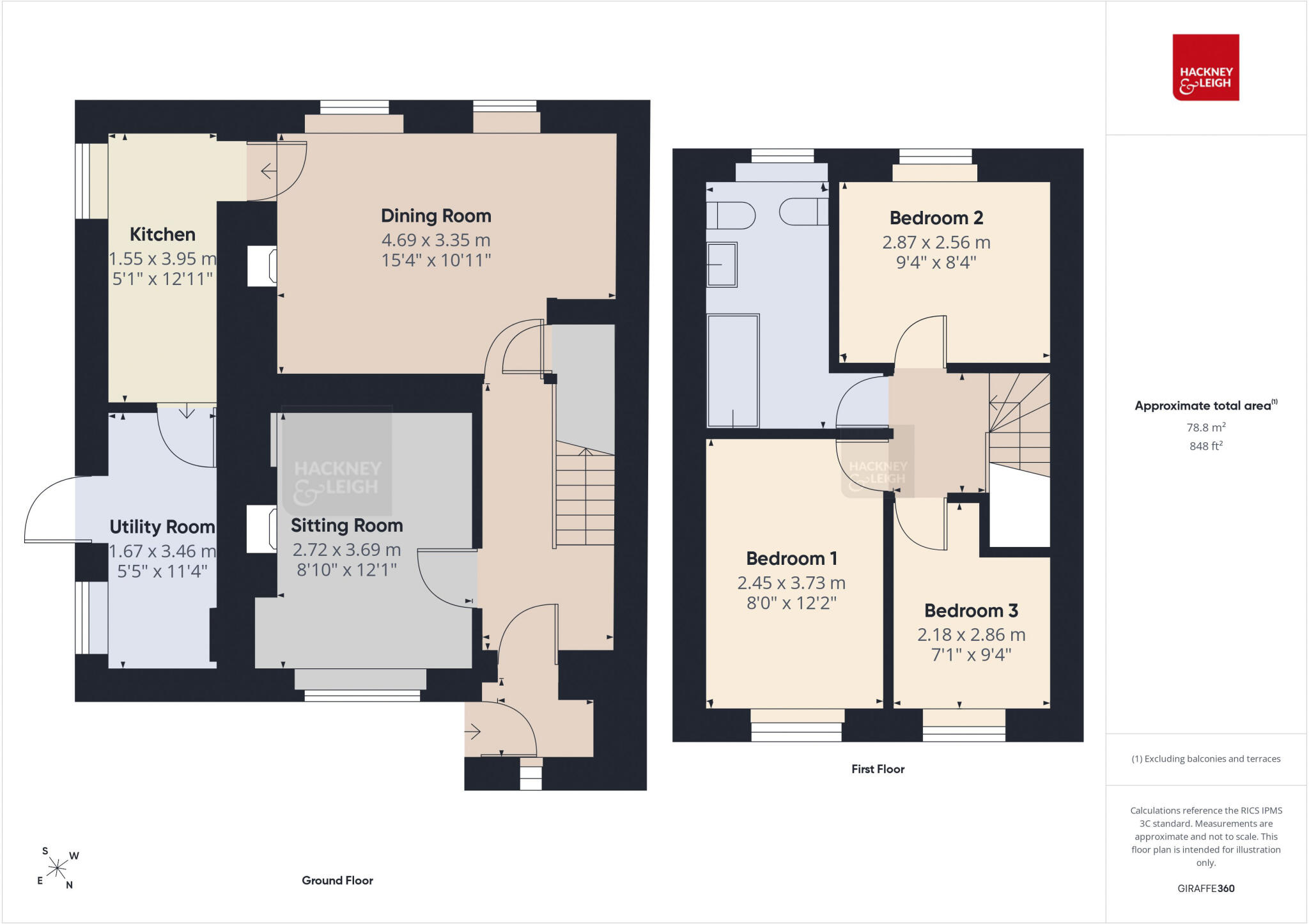 Honeysuckle Cottage, Bank Terrace, Bowness-on-Windermere, LA23 3BL floorplan