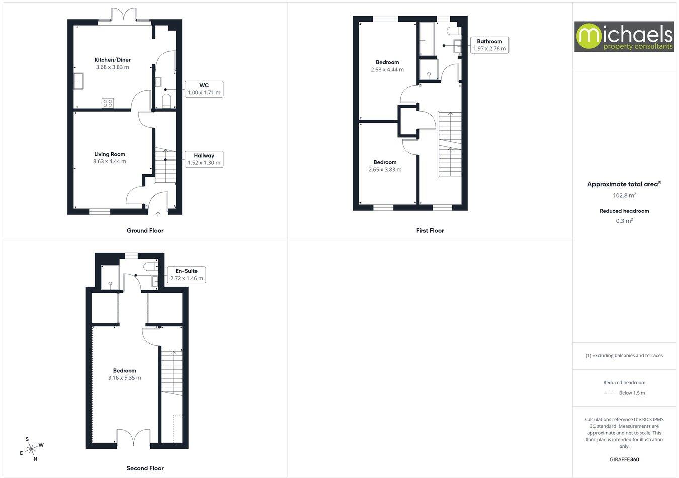Ashley Street, Sible Hedingham, Halstead, CO9 floorplan