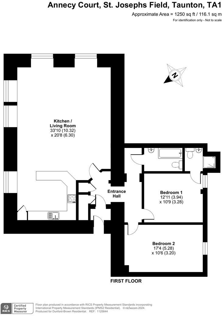 St. Josephs Field, Taunton floorplan