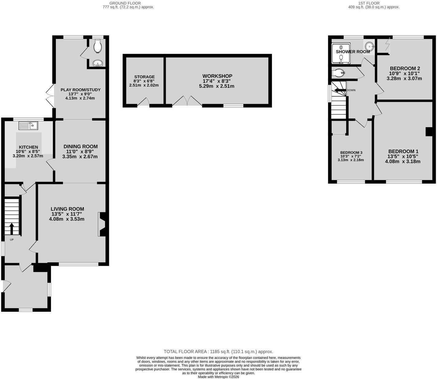 Manor Road, Banbury floorplan