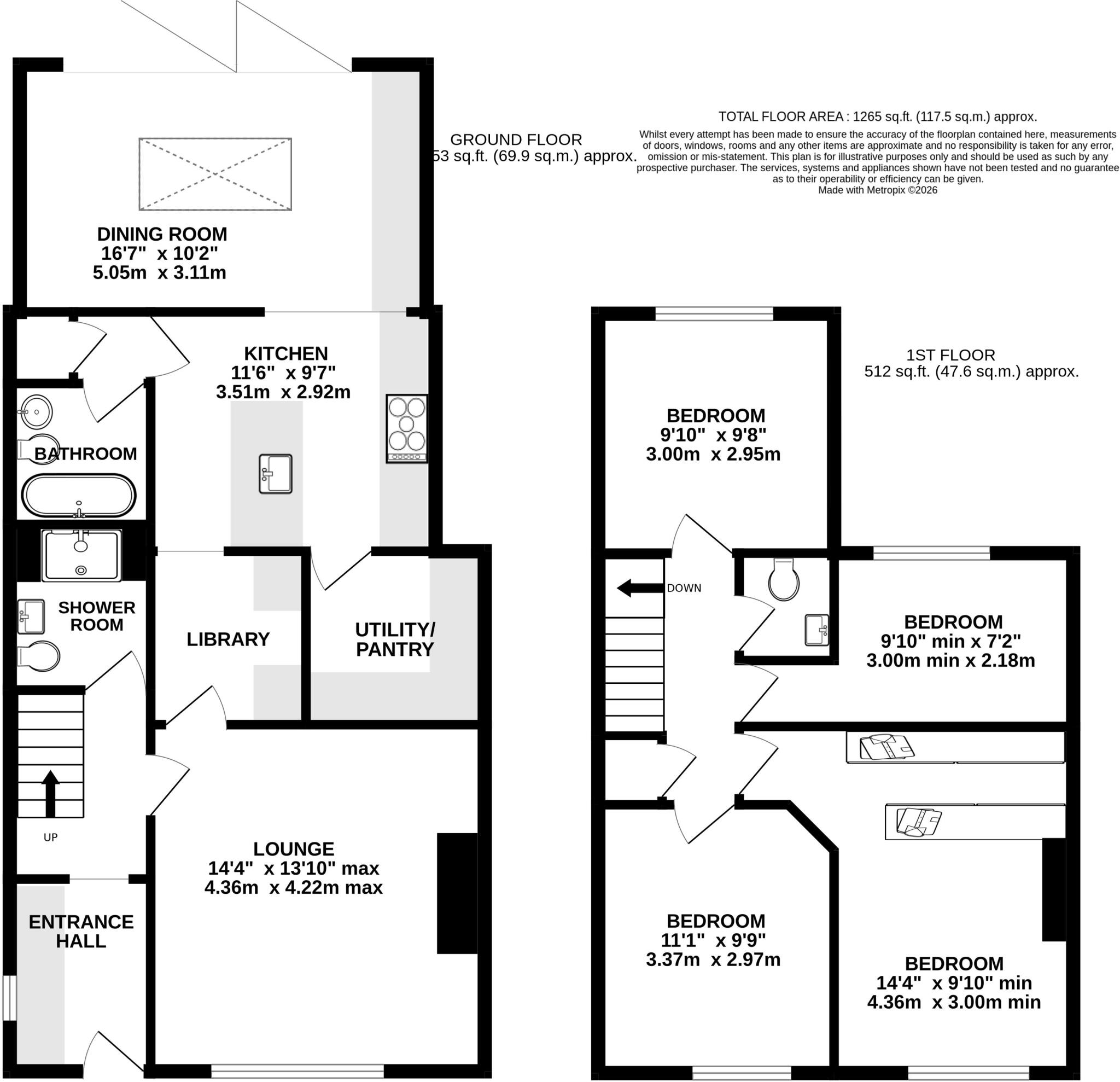 Fen Lane, Dunston, Lincoln floorplan