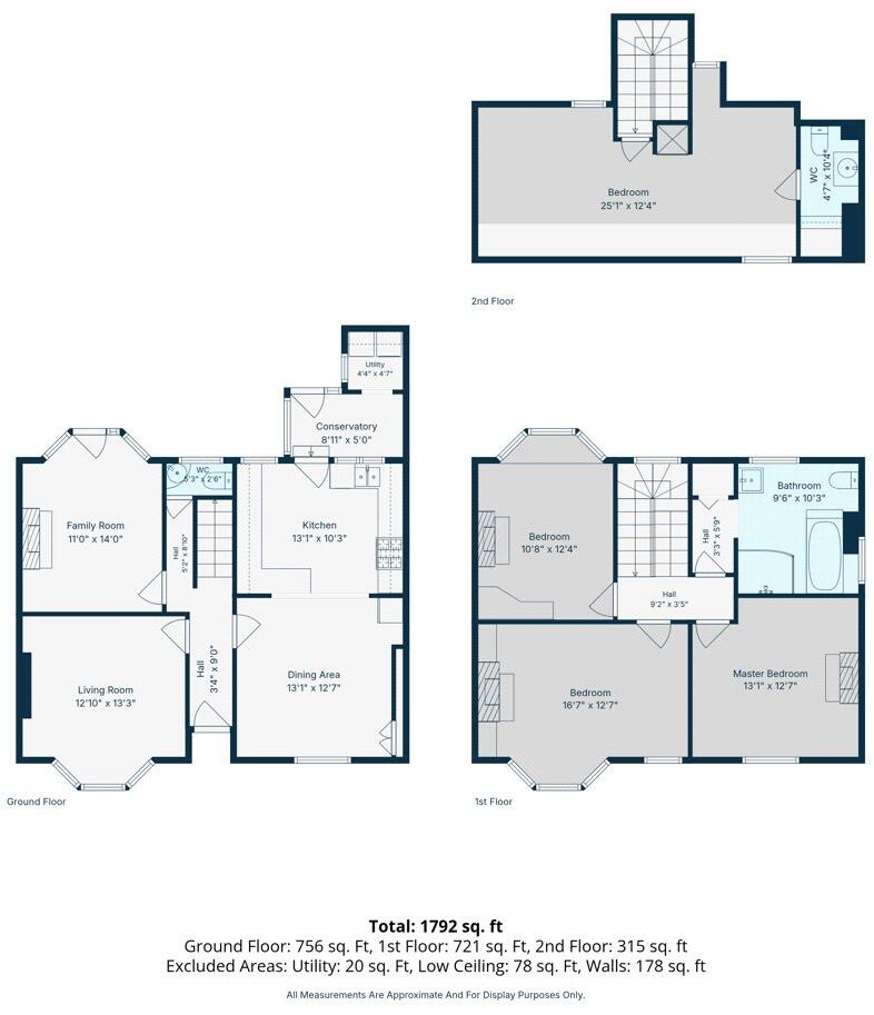 Camberwell Terrace, Leamington Spa, Warwickshire, CV31 floorplan