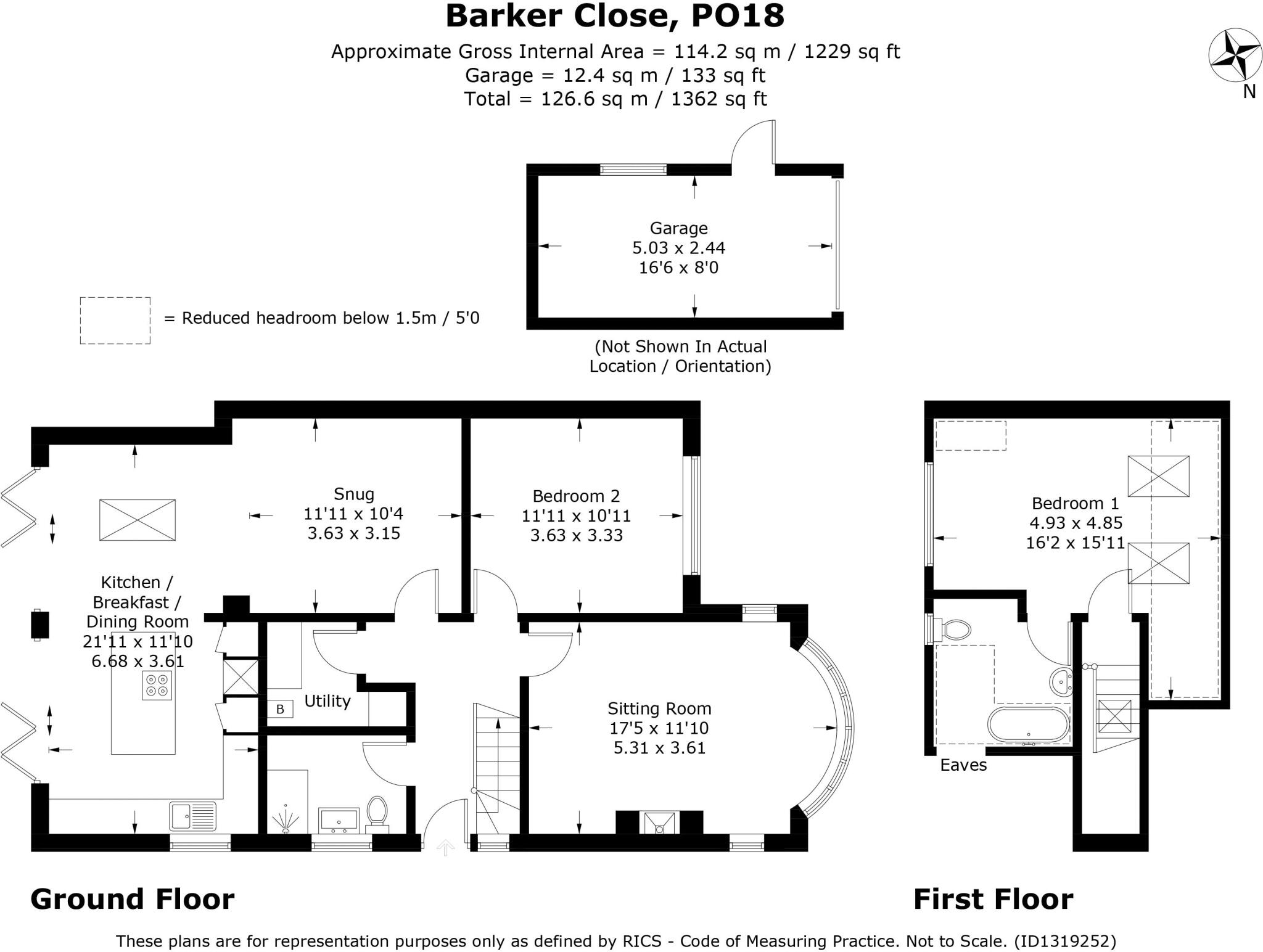 Barker Close, Chichester floorplan