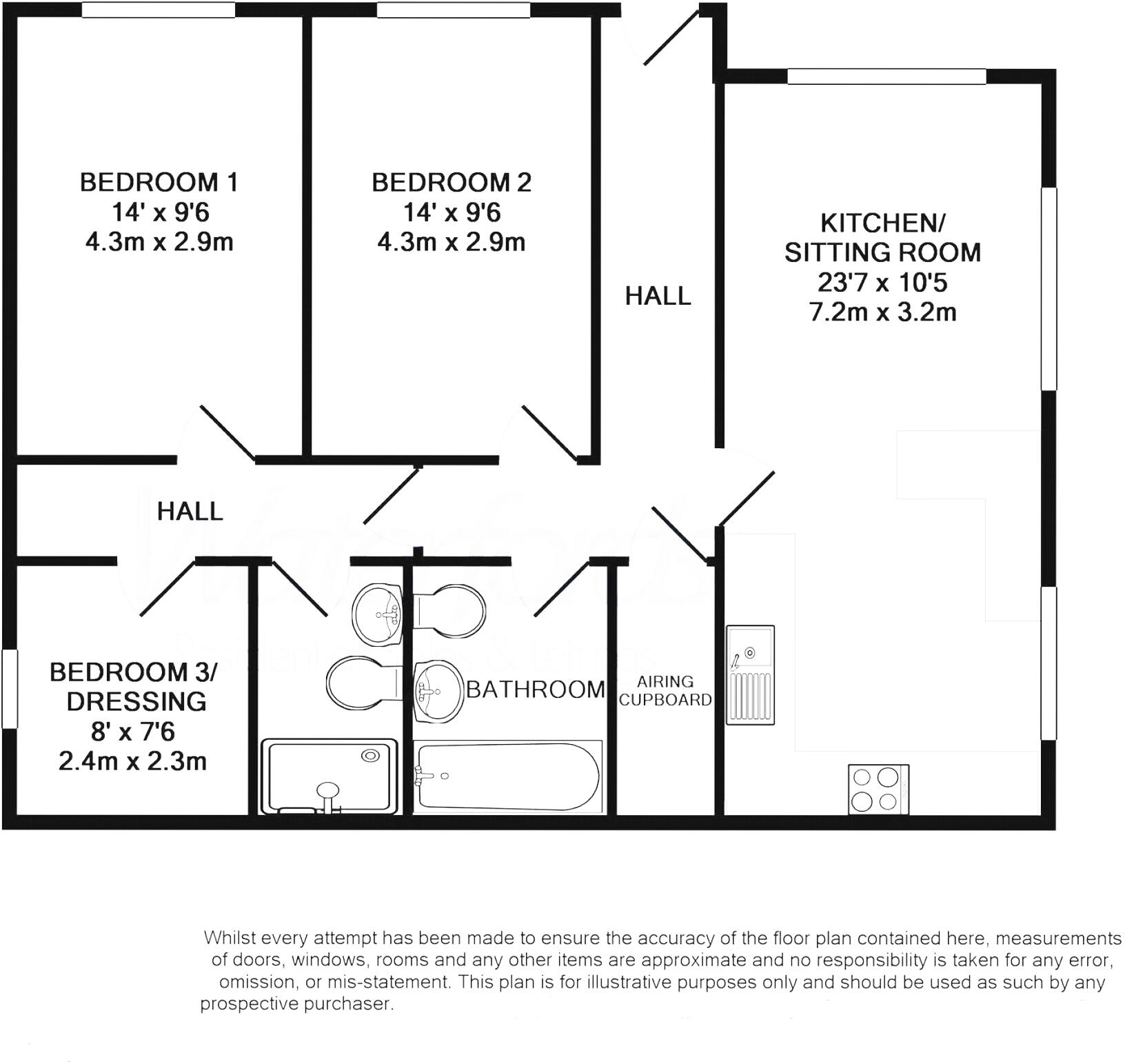 Windsor Road, Woking, Chobham floorplan