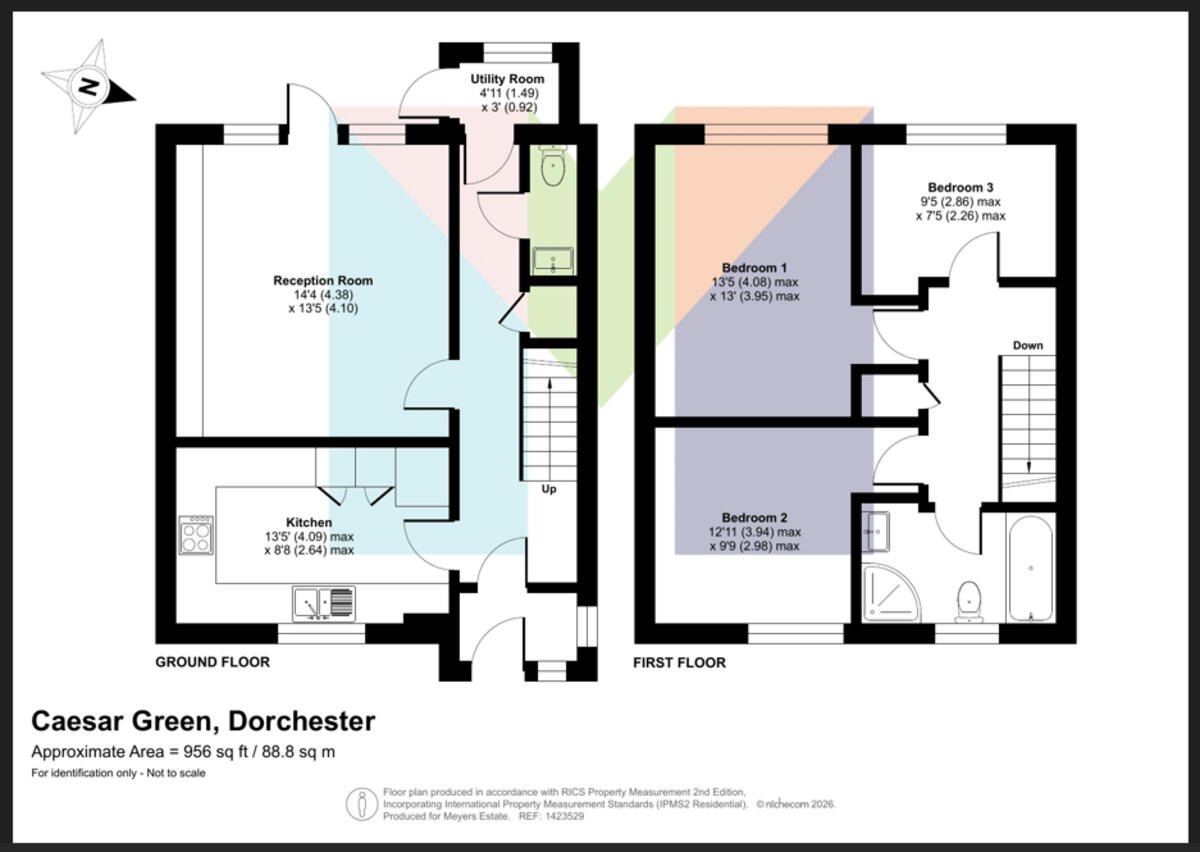 Caesar Green, Dorchester, DT1 2 floorplan