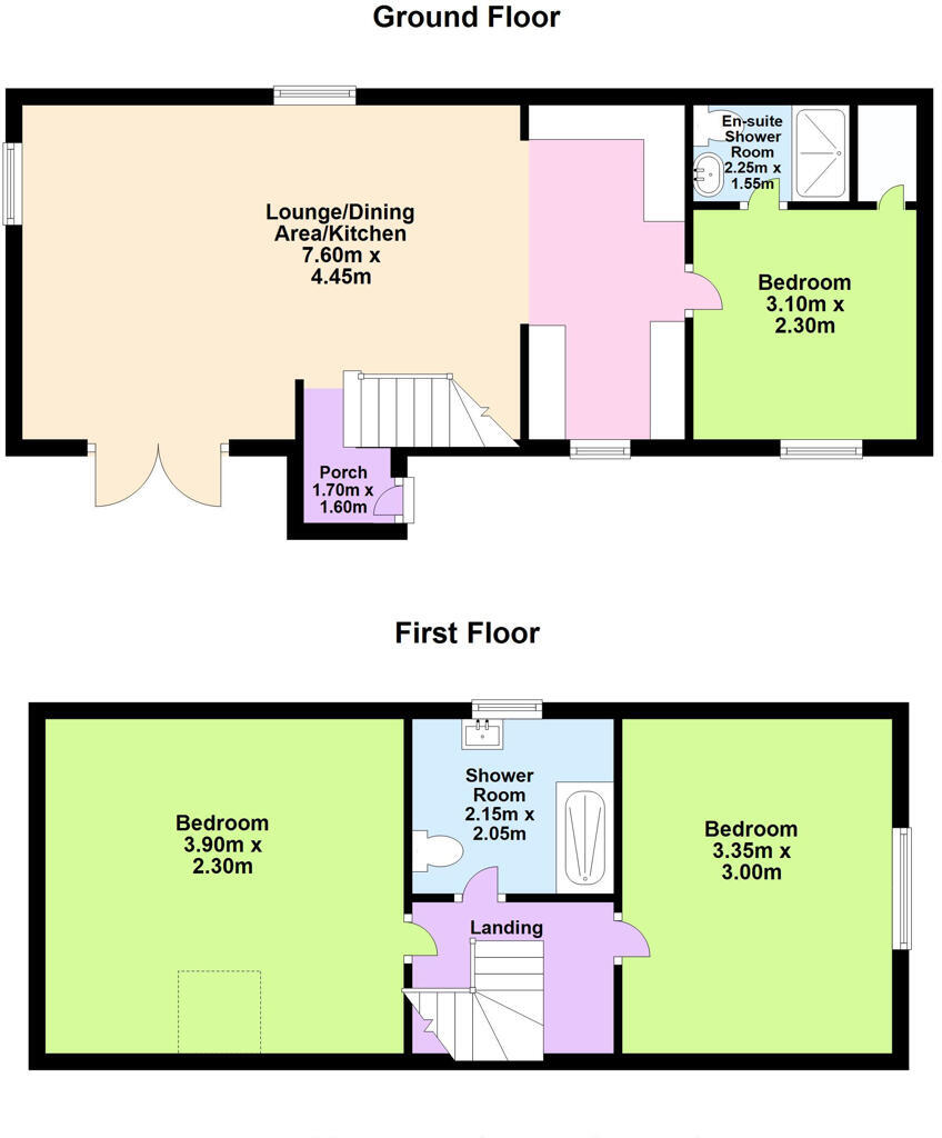 Wee Seaview East, Carradale floorplan