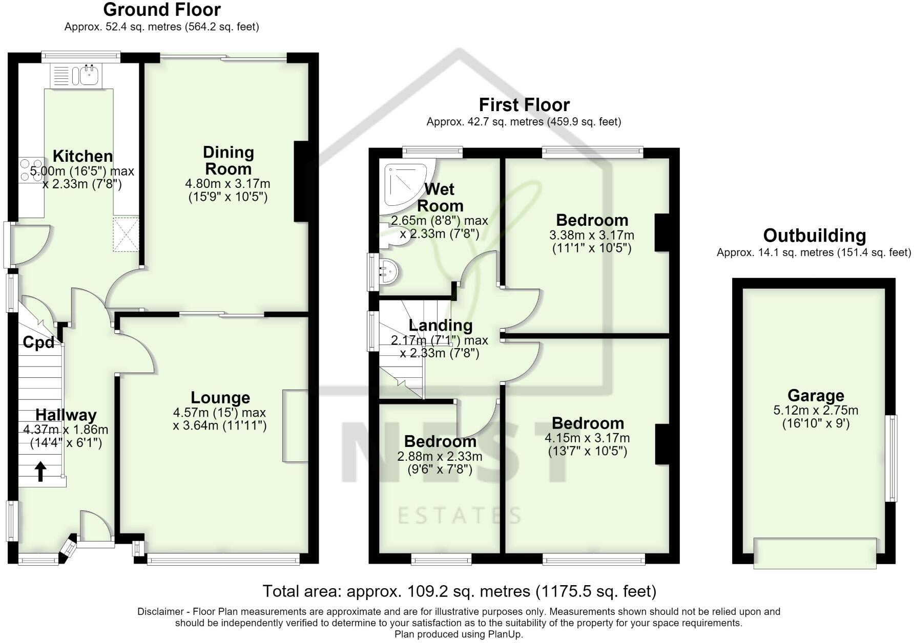 Greenvale, Bamford, Rochdale floorplan