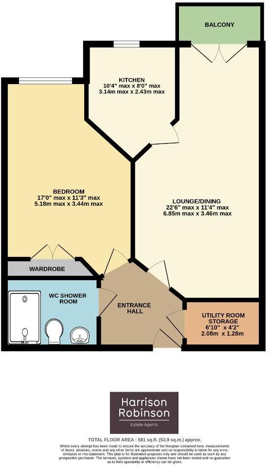 The Spindles, Bradford Road, Menston floorplan