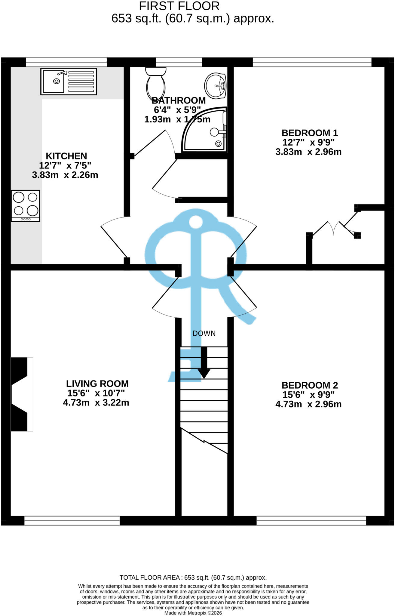 Overton Close, Birmingham floorplan