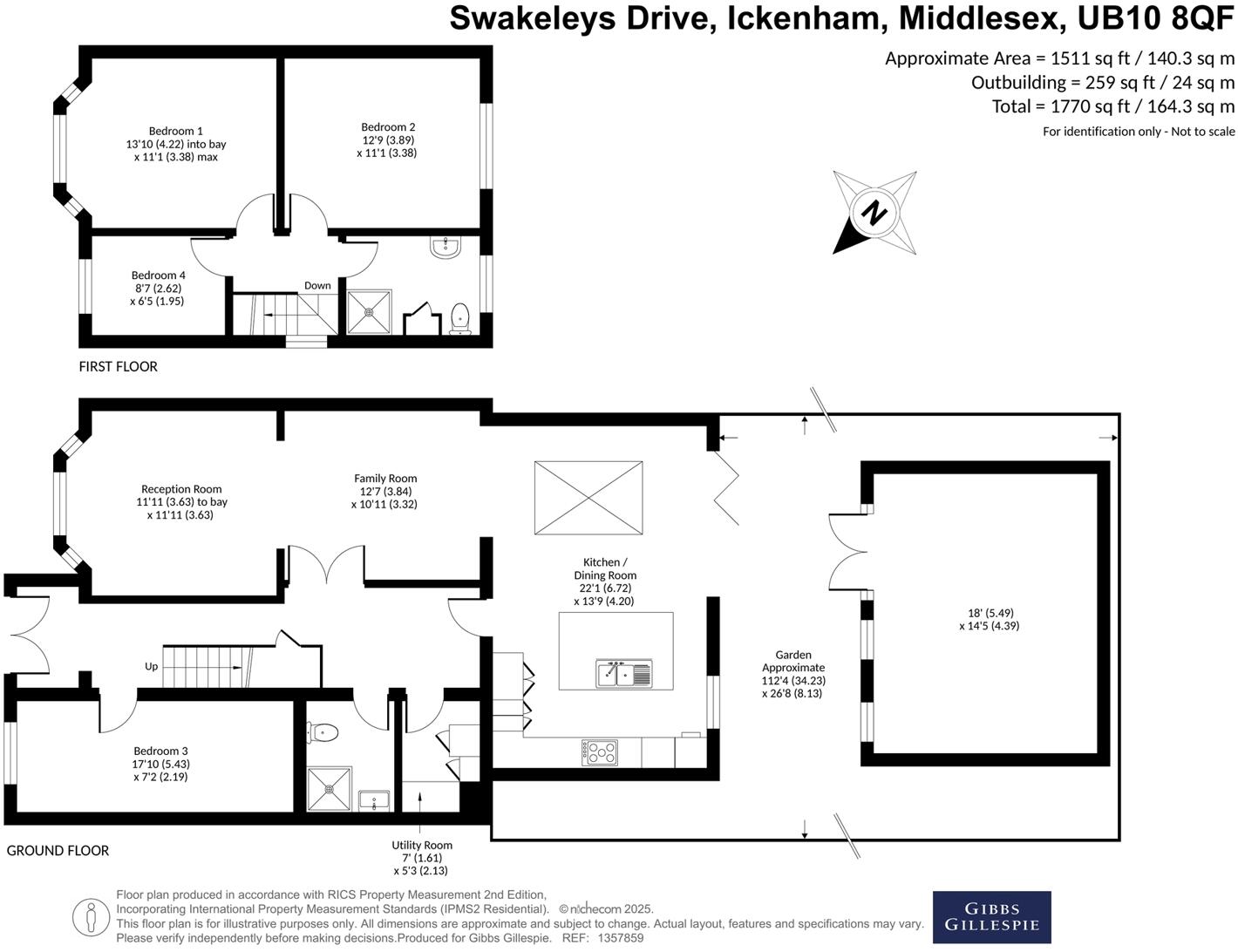 Swakeleys Drive, Ickenham, Middlesex floorplan
