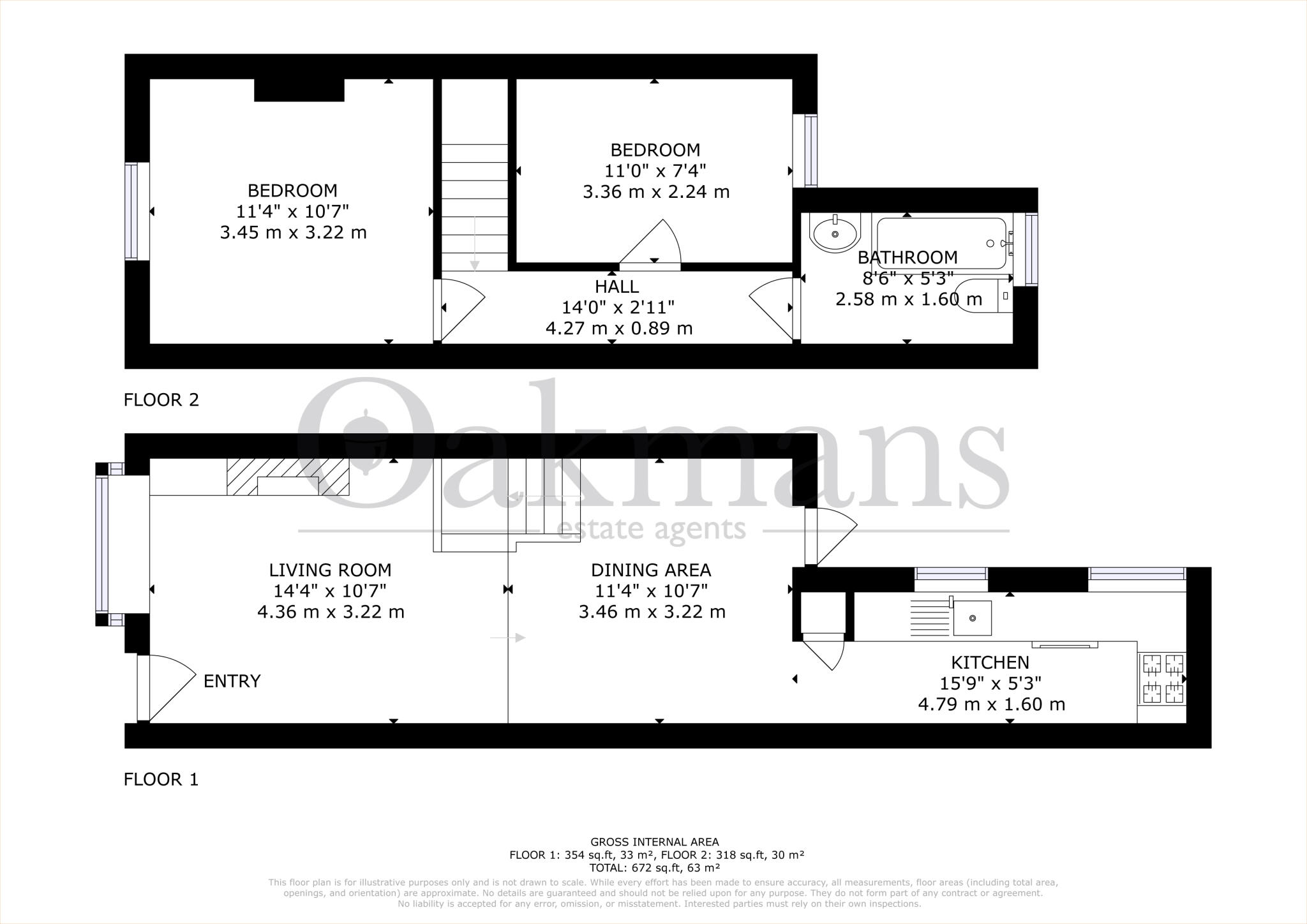 Medina Road, Birmingham, B11 floorplan