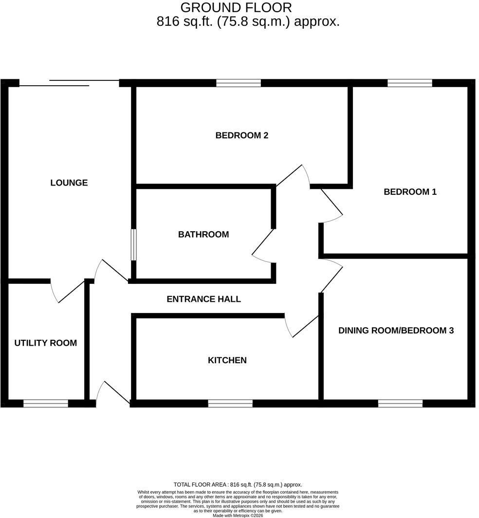 Lutterworth Close, Worcester floorplan