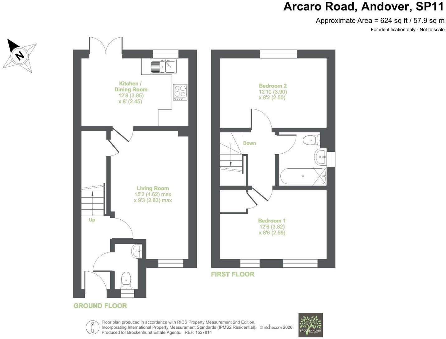 Arcaro Road , Andover , SP11 6ZH floorplan