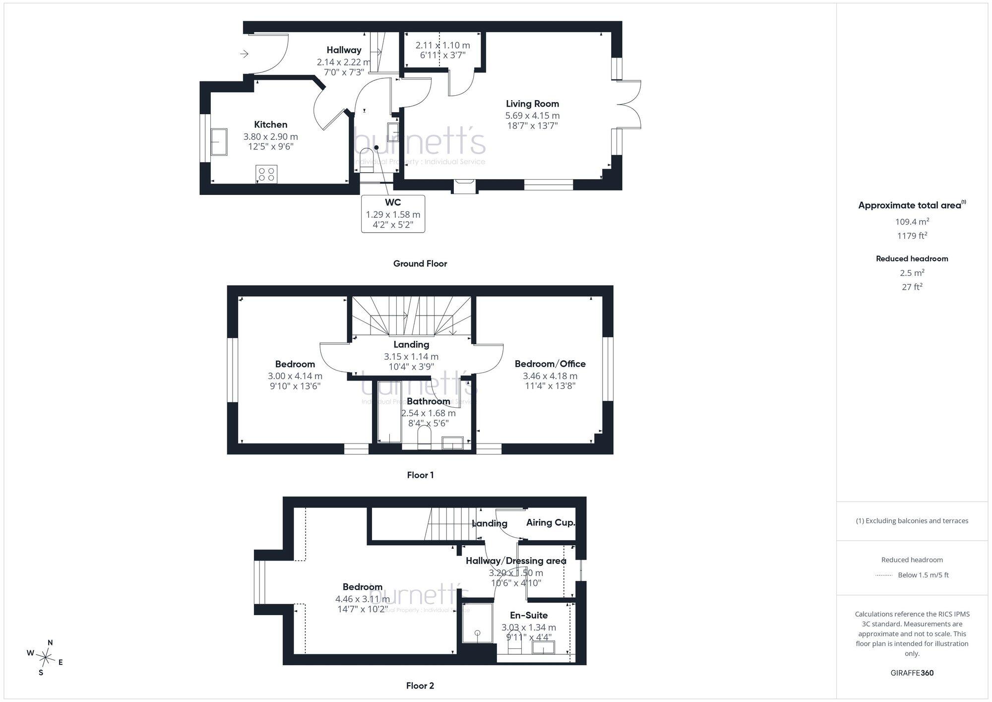 2, Love Lane, Mayfield, TN20 floorplan
