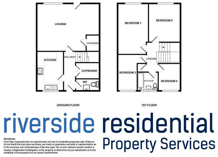 Warkworth Close, Oxclose, Washington, NE38 floorplan
