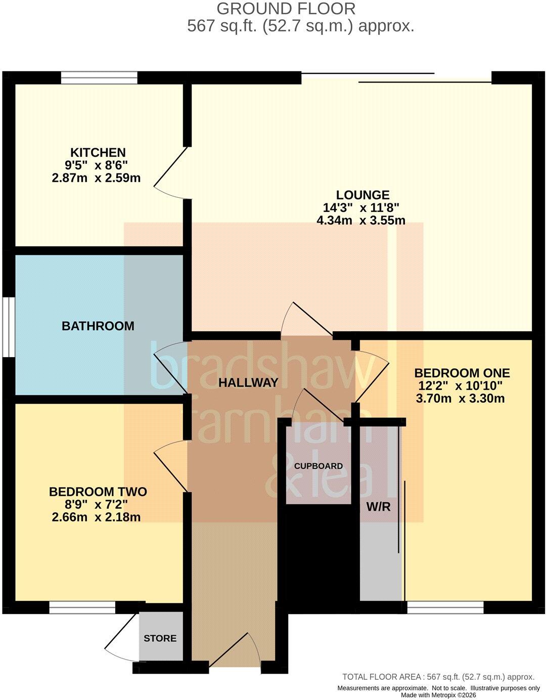 Amberley Avenue, Saughall Massie, Wirral, CH46 floorplan