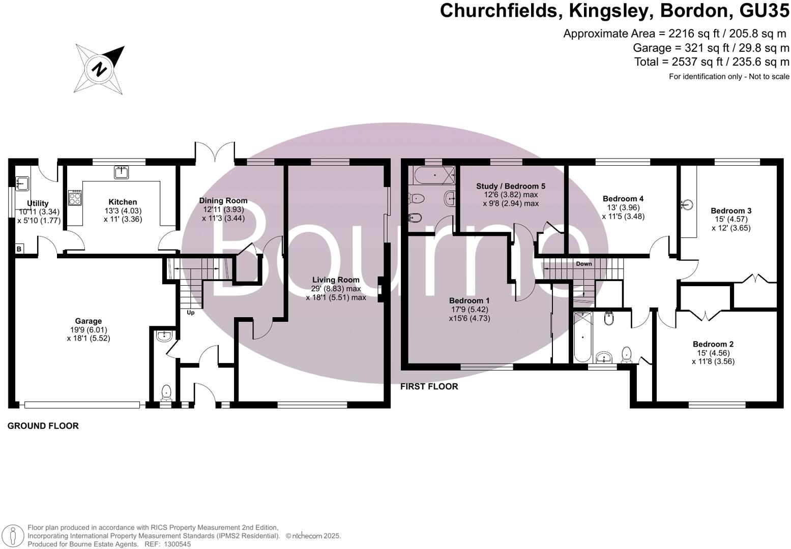 Churchfields, Kingsley, Hampshire, GU35 floorplan