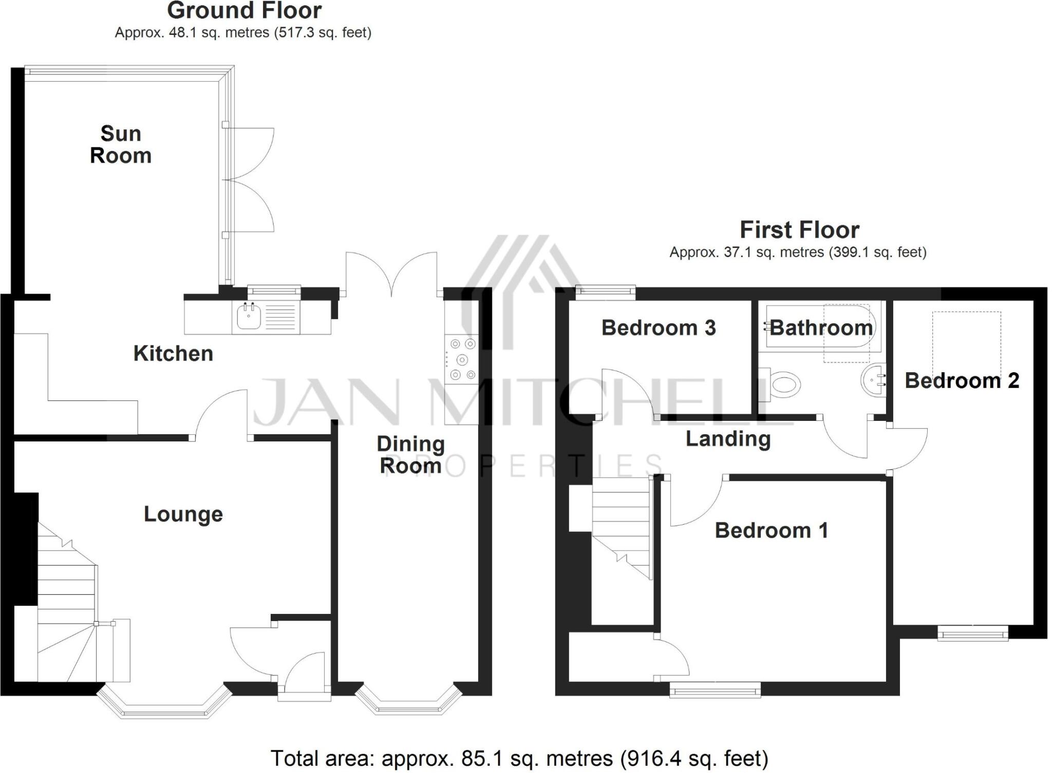 Dene Avenue, Rowlands Gill floorplan