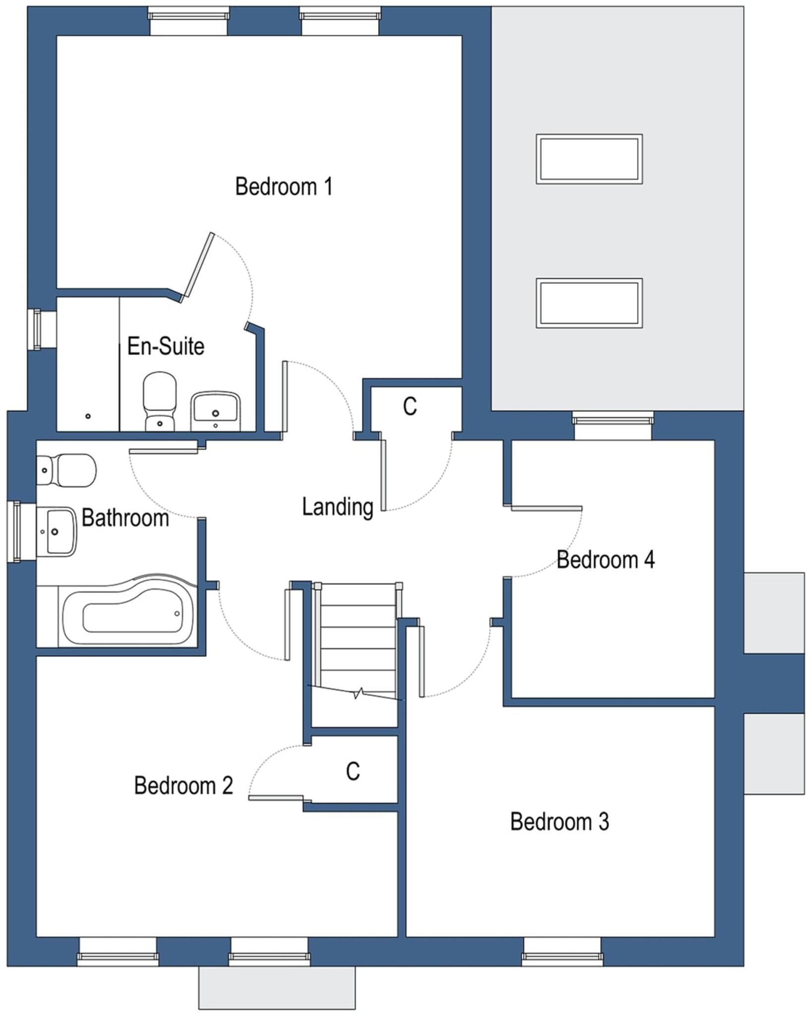 Plot 406, Farnella Close, Barton-upon-Humber, North Lincolnshire, DN18 5SE floorplan