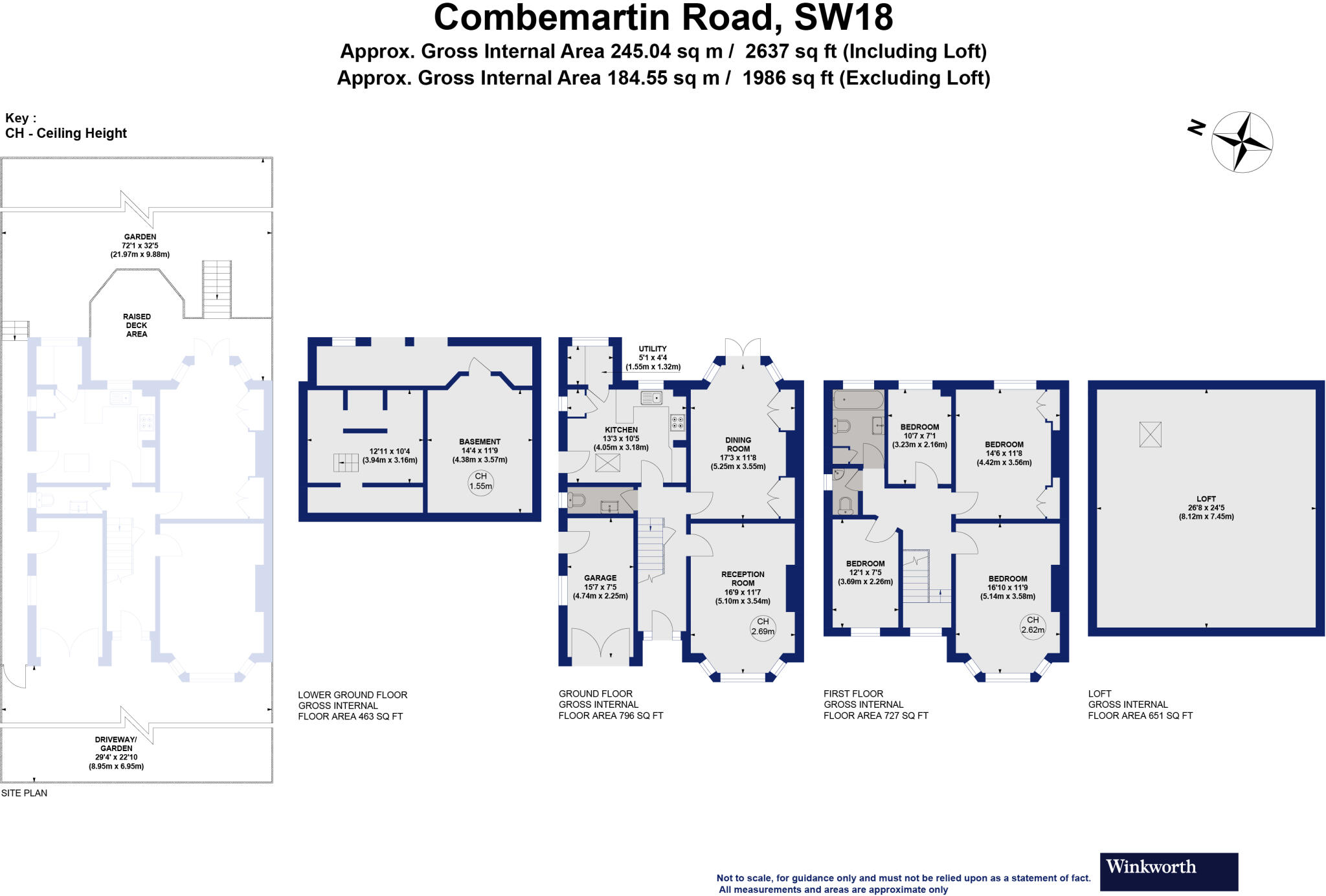 Combemartin Road, London, SW18 floorplan