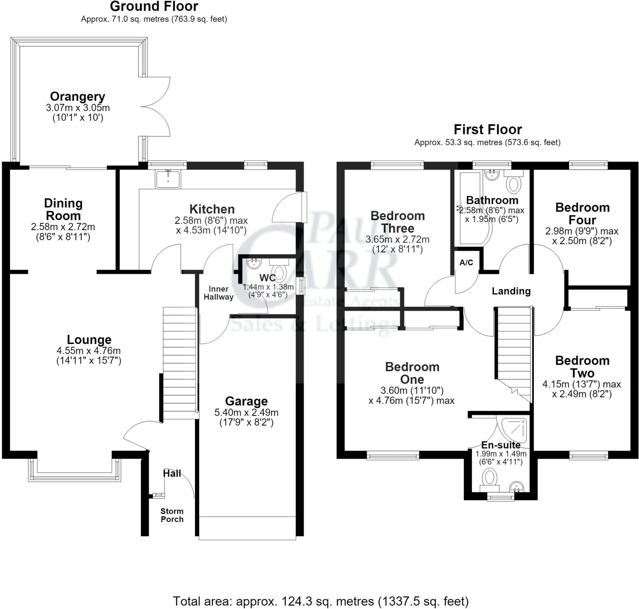 Rydal Close, Hednesford floorplan