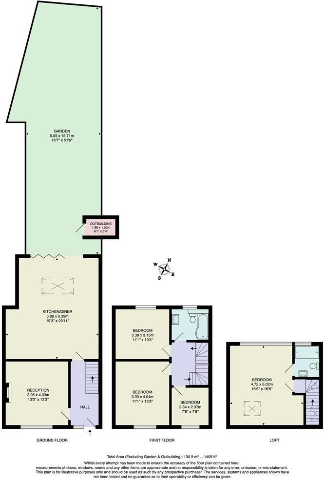 Chewton Road, Walthamstow floorplan