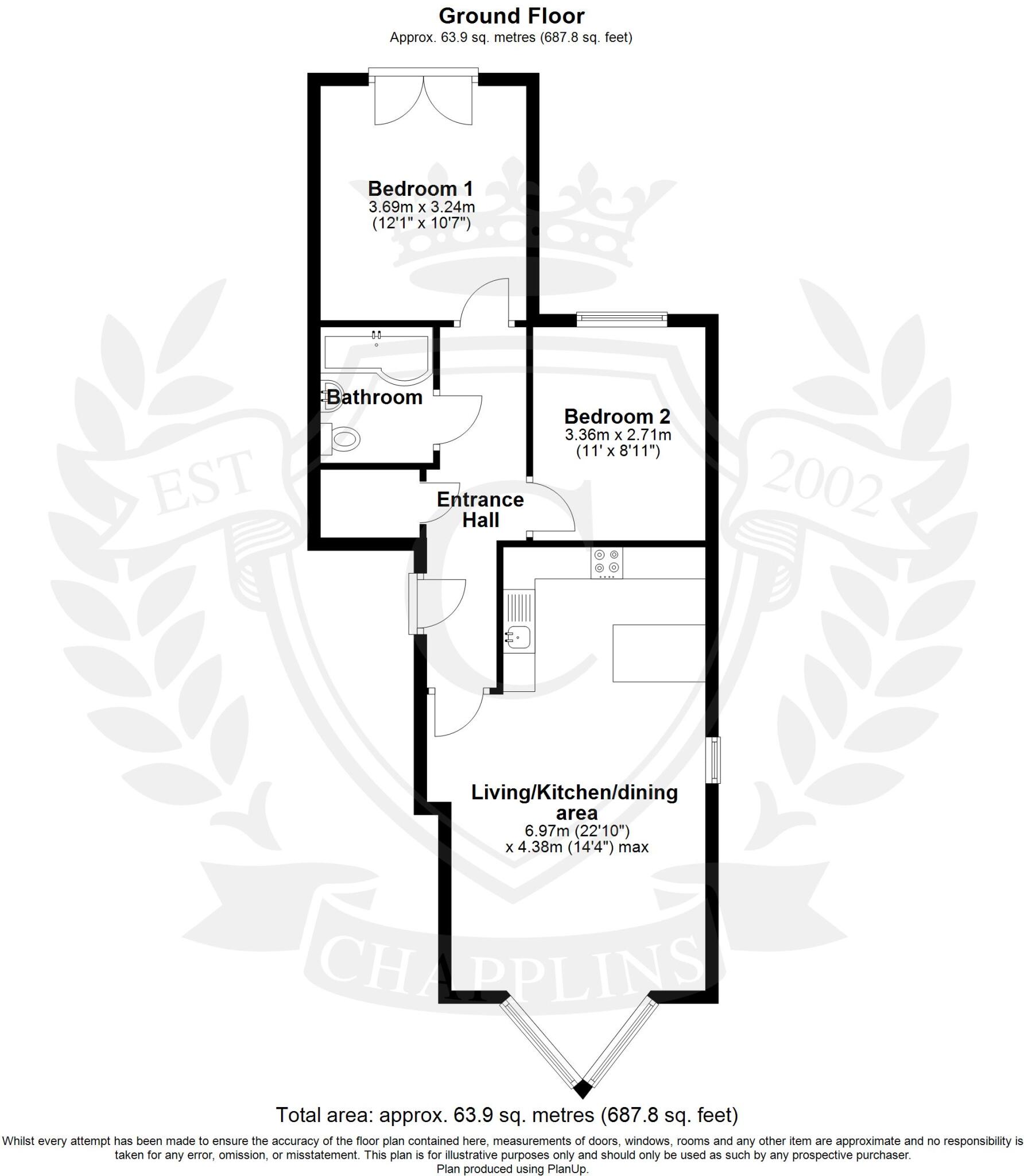 Gosport Road, Fareham, Hampshire, PO16 floorplan