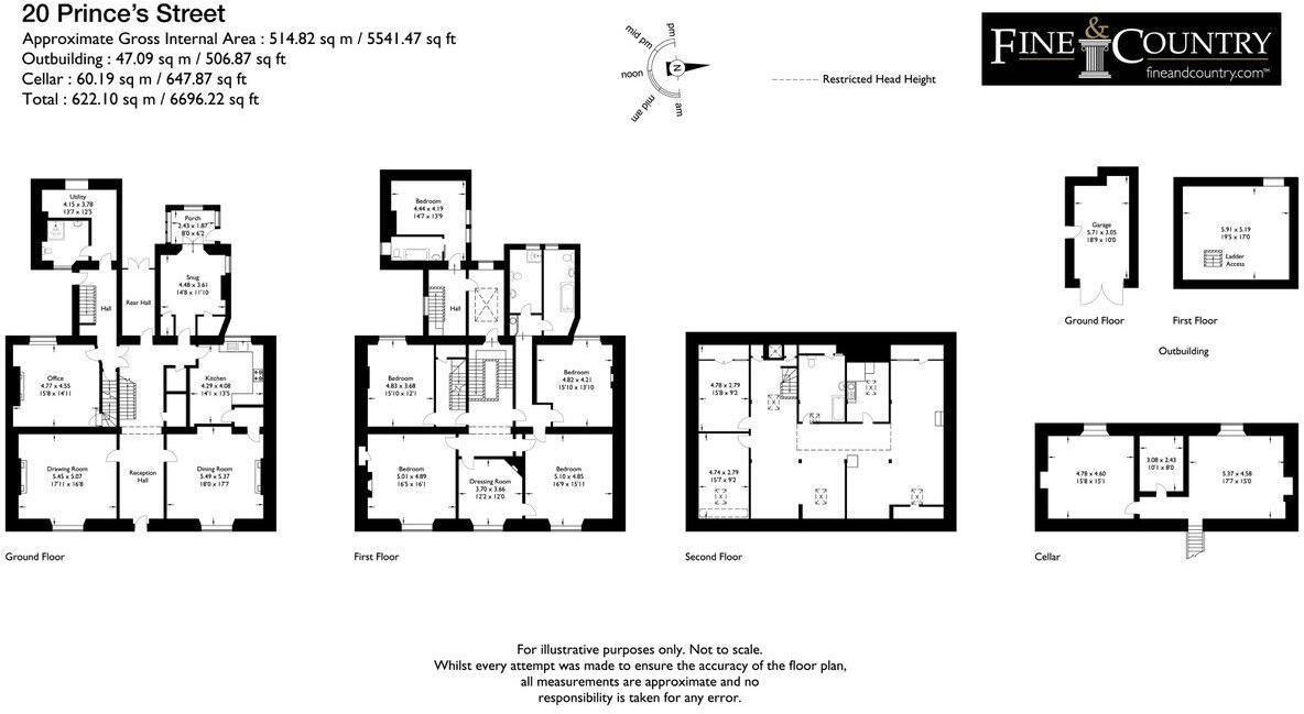 20 Prince's Street, Ulverston, Cumbria, LA12 7NB floorplan