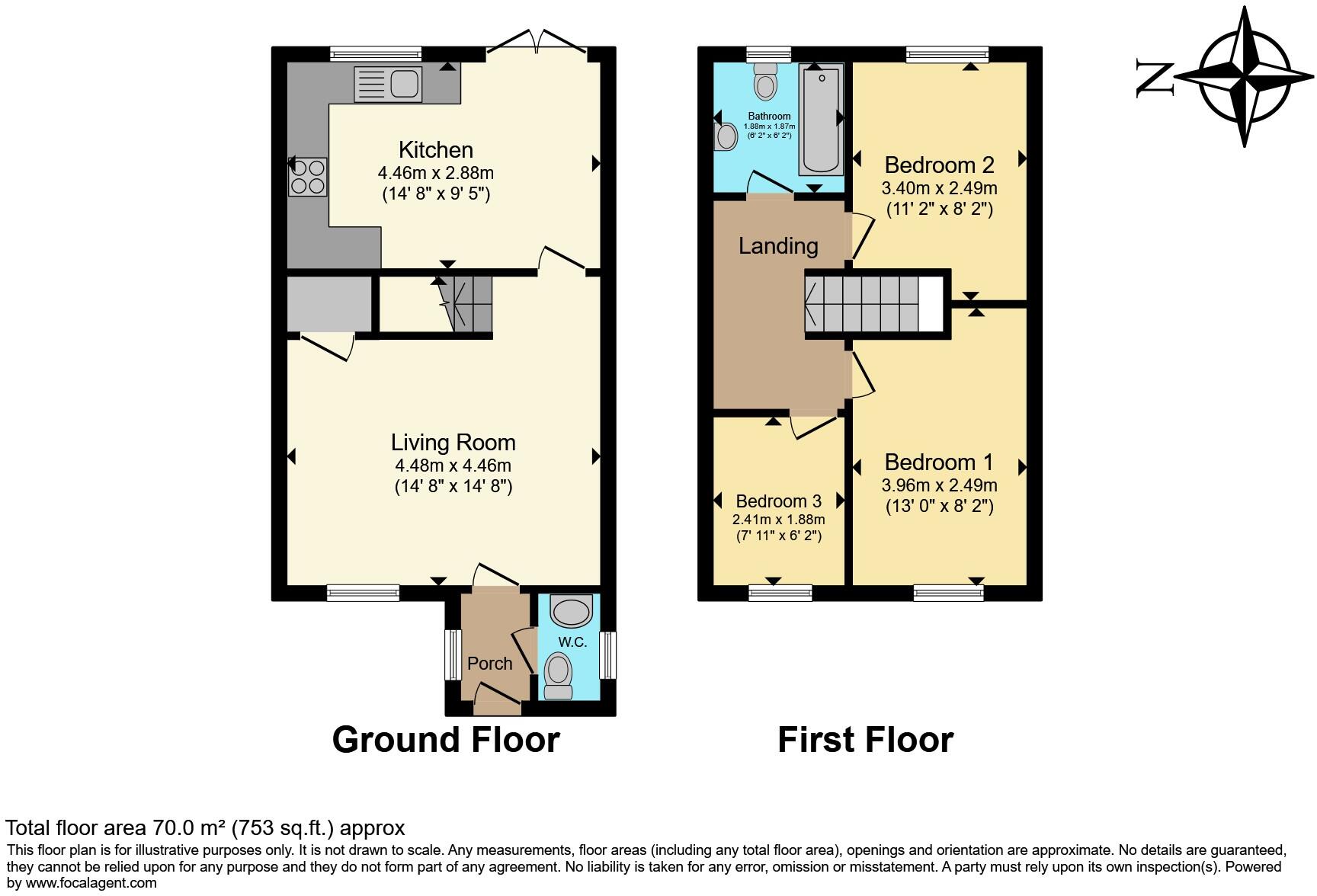 Winceby Gardens, Horncastle, LN9 floorplan