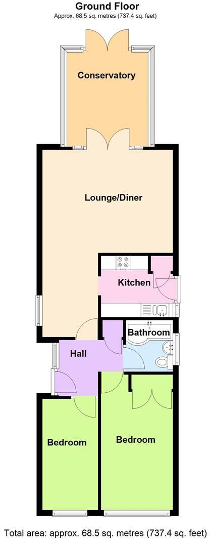 Alma Close, Wickford floorplan