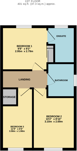 Magnolia Avenue, Rugby, CV21 floorplan