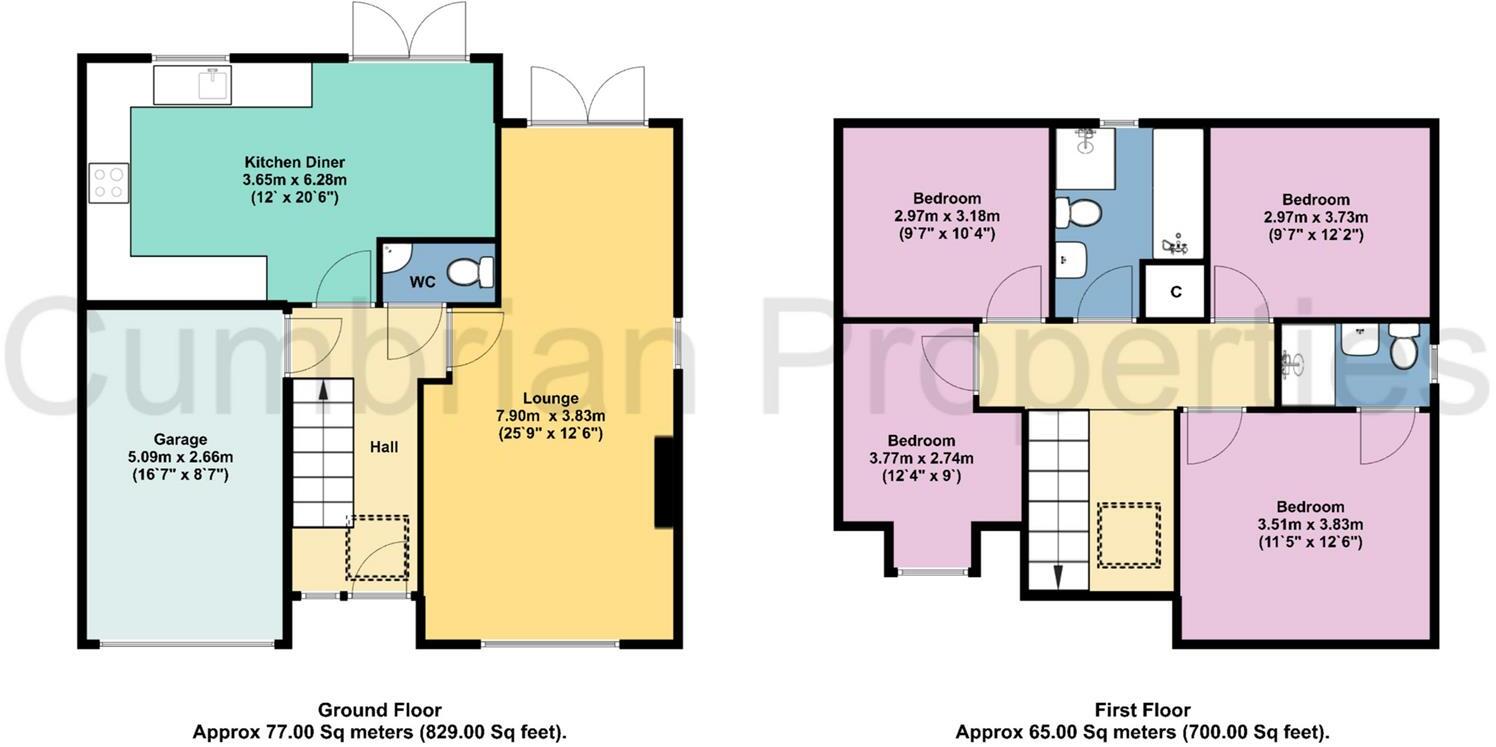 Edmondson Close, Brampton floorplan