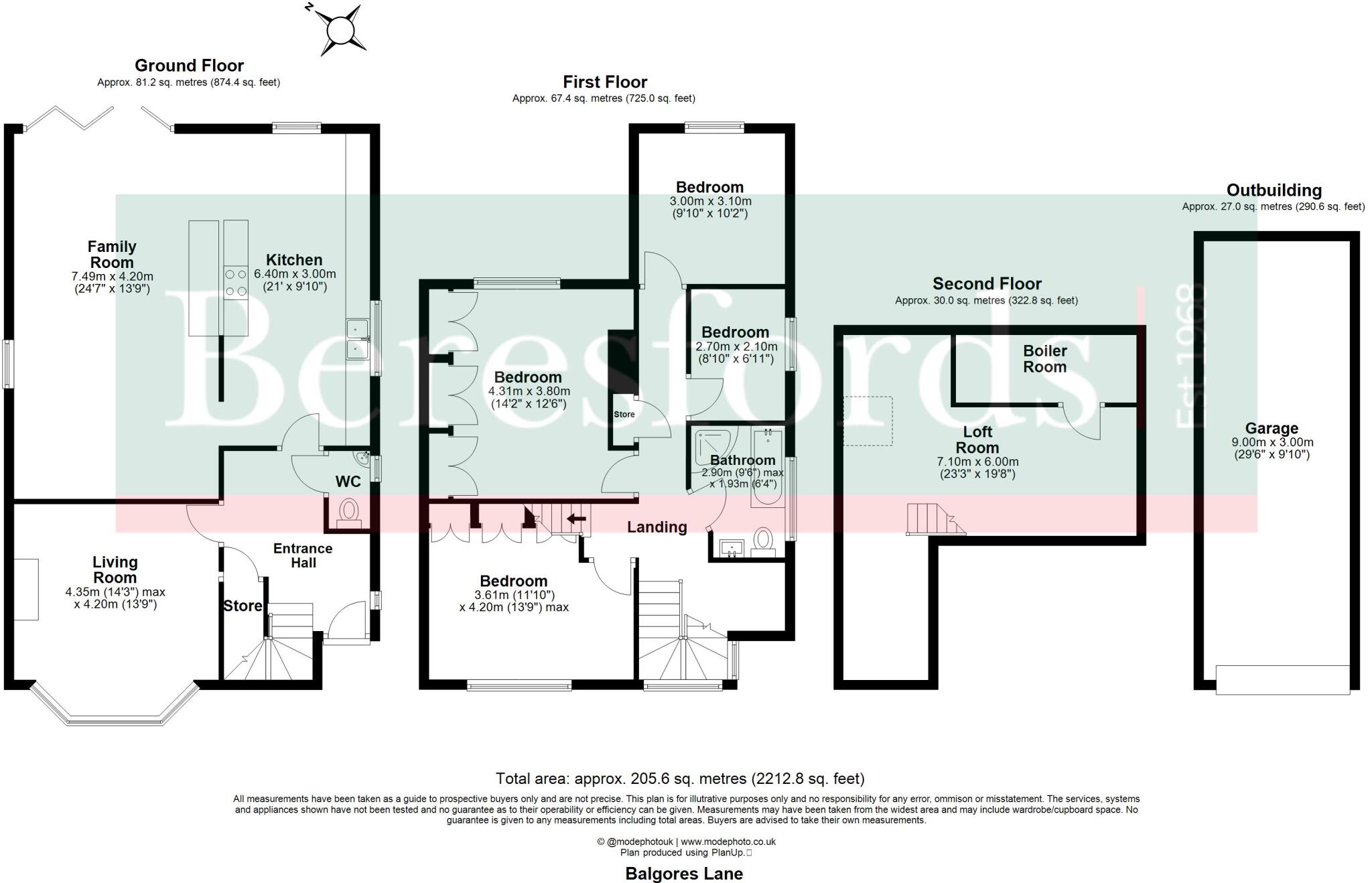 Balgores Lane, Gidea Park, RM2 floorplan