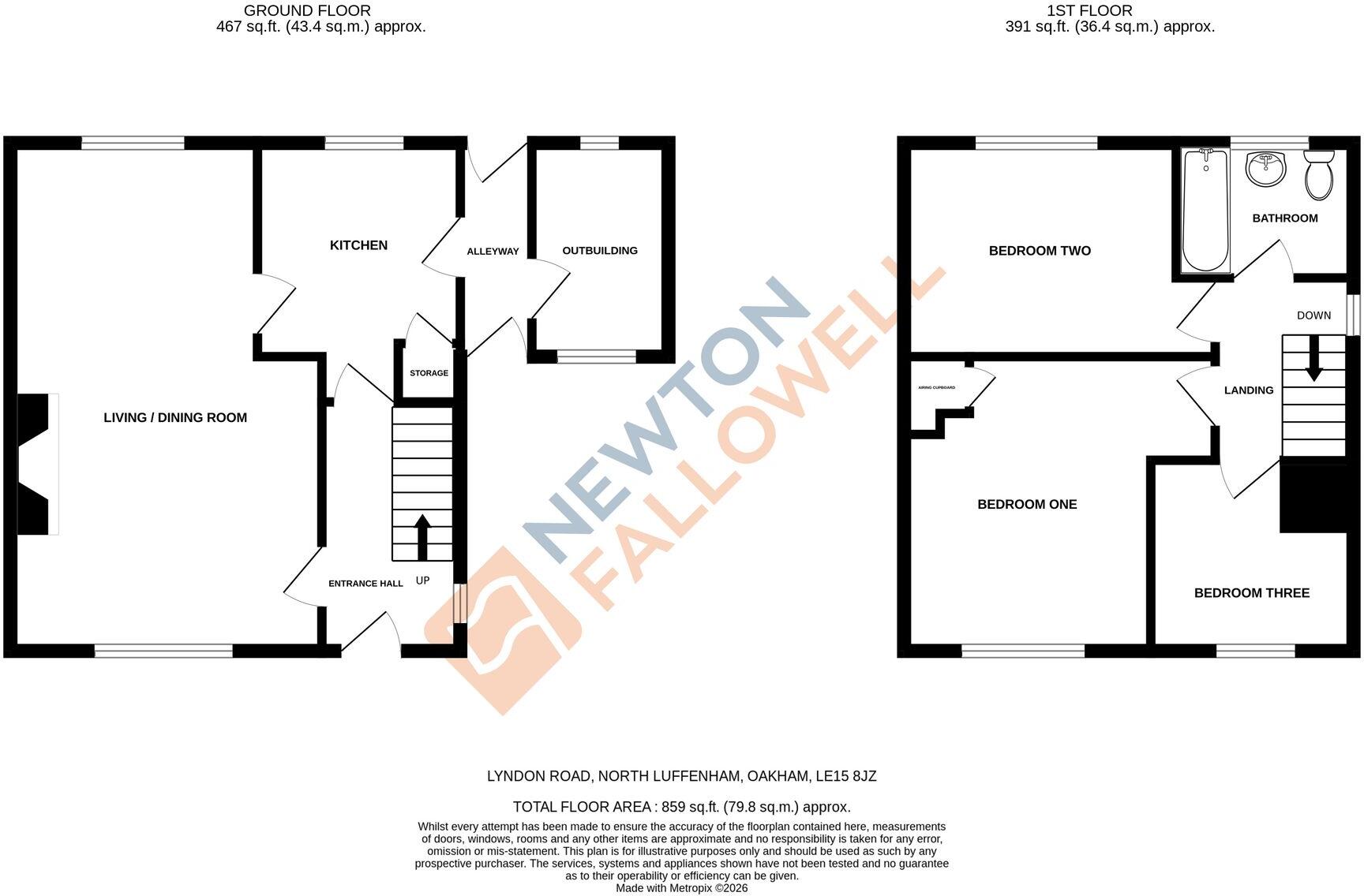 Lyndon Road, North Luffenham floorplan