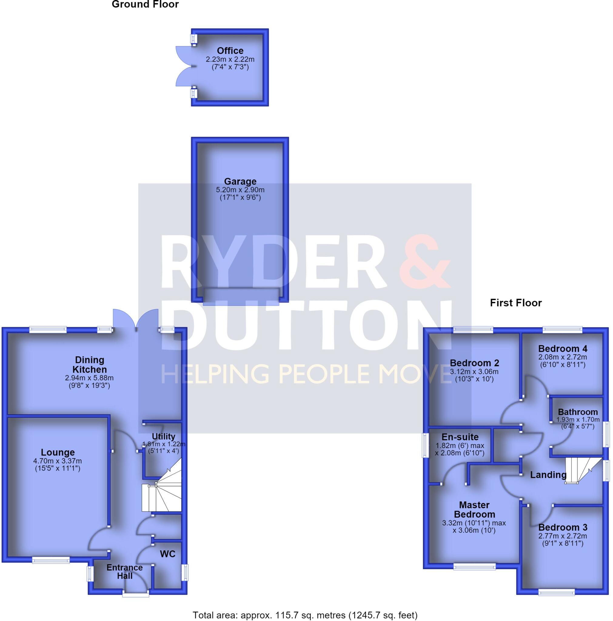 Poppy Gardens, Meltham, Holmfirth, West Yorkshire, HD9 floorplan
