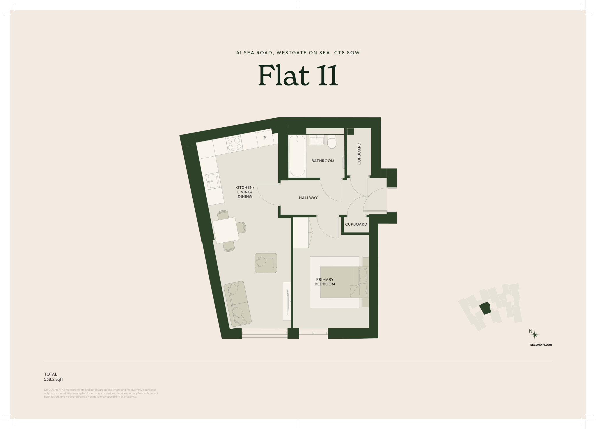 Chalk House, Sea Road, CT8 floorplan
