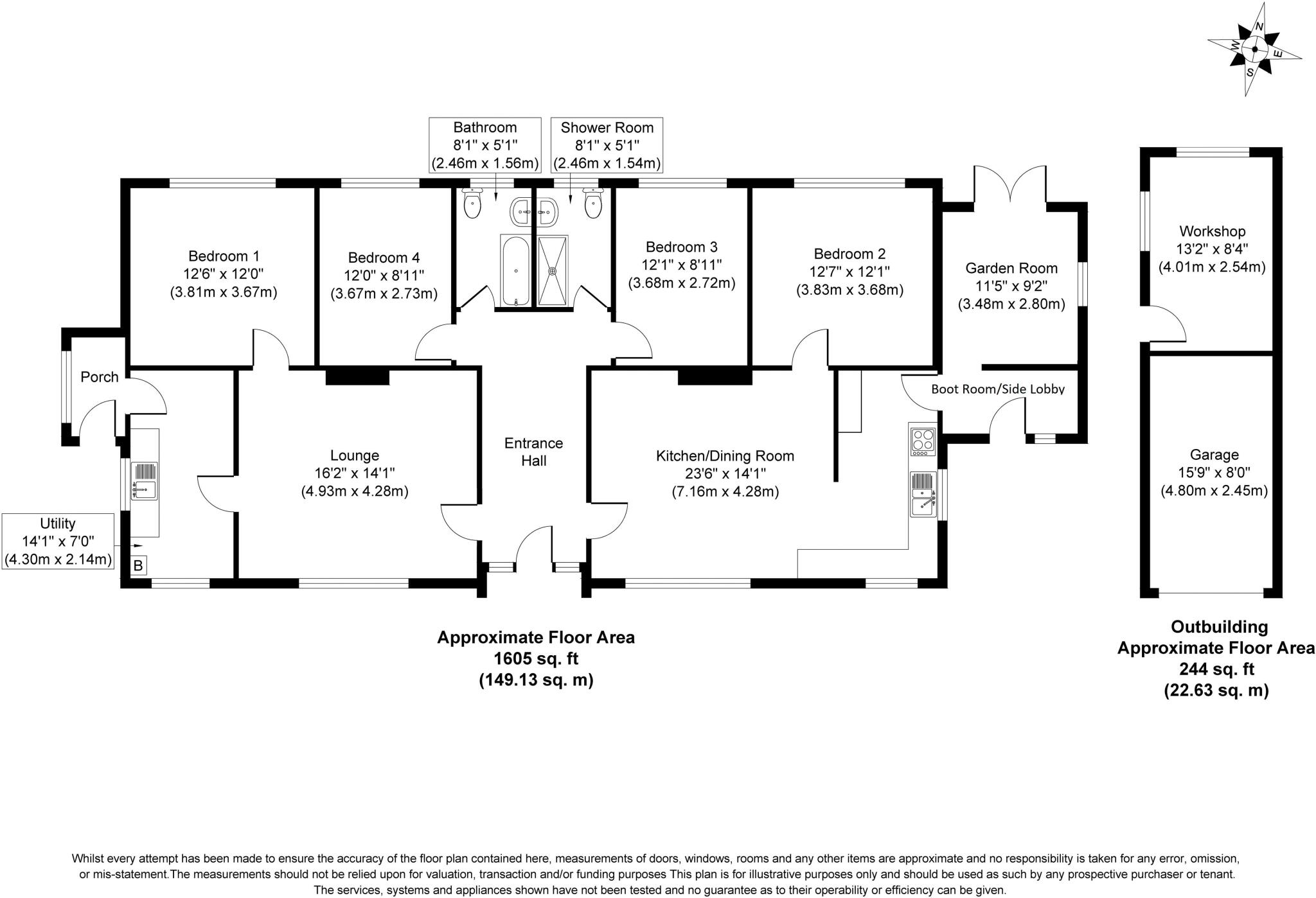Merristwood, Wayford, Norfolk floorplan