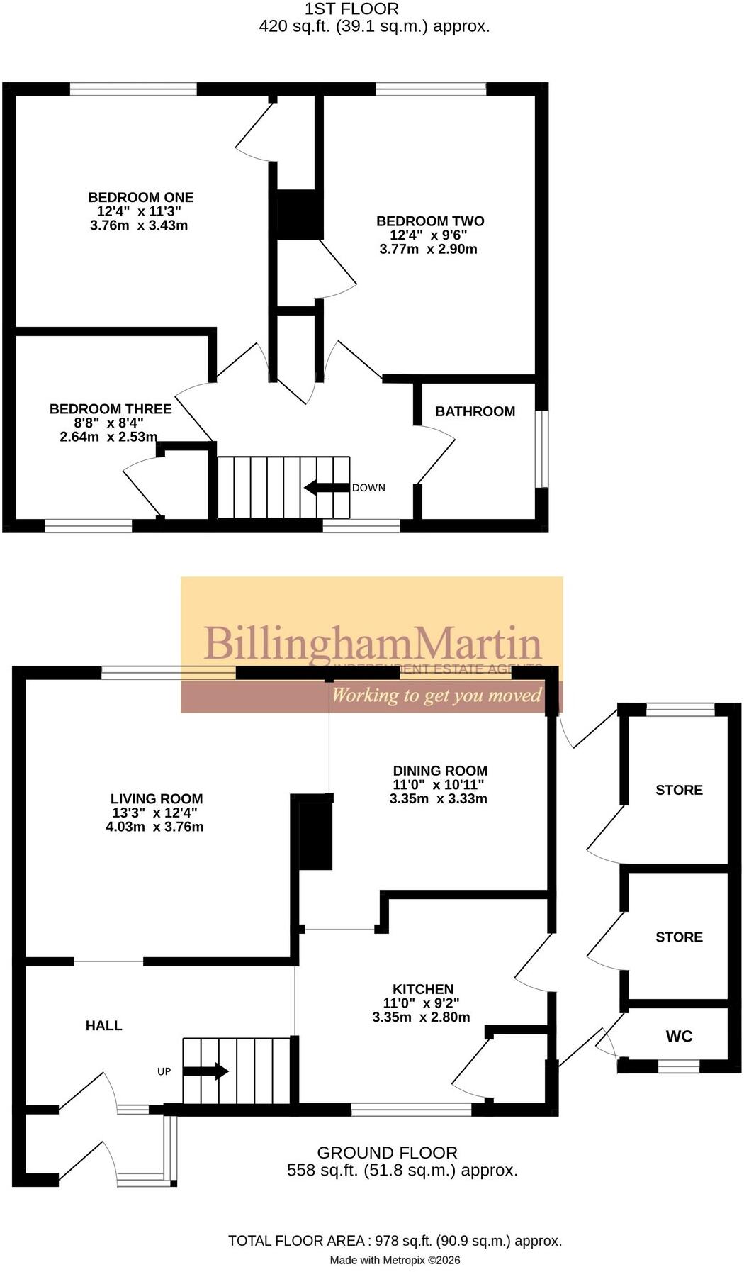 Birchett Road, Farnborough, GU14 floorplan