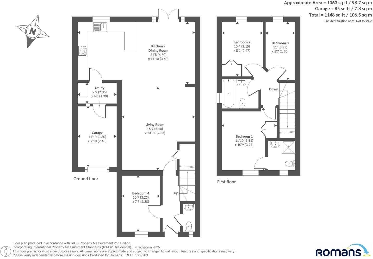 Moorhen Drive, Lower Earley, Reading floorplan