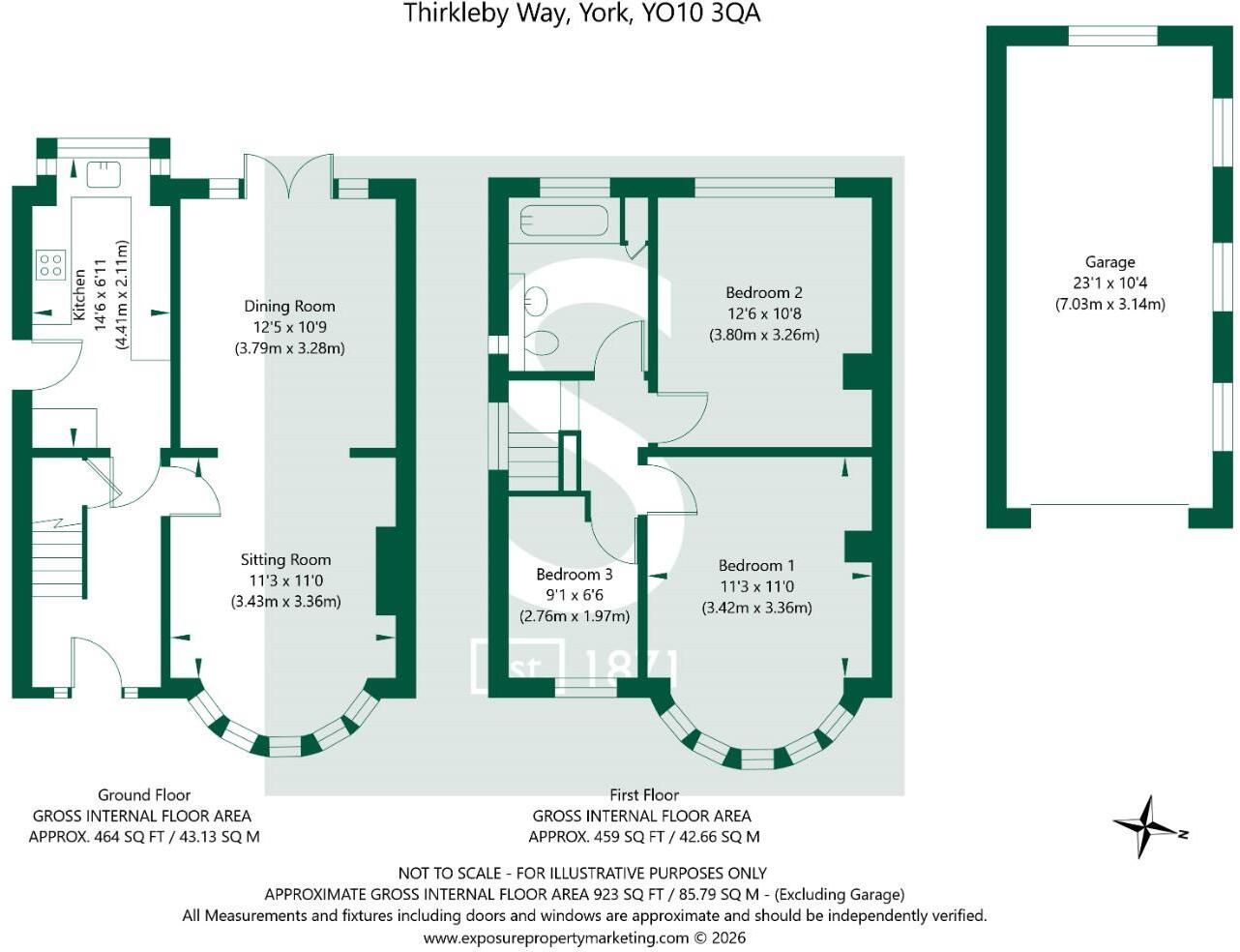 Thirkleby Way, Osbaldwick, York floorplan