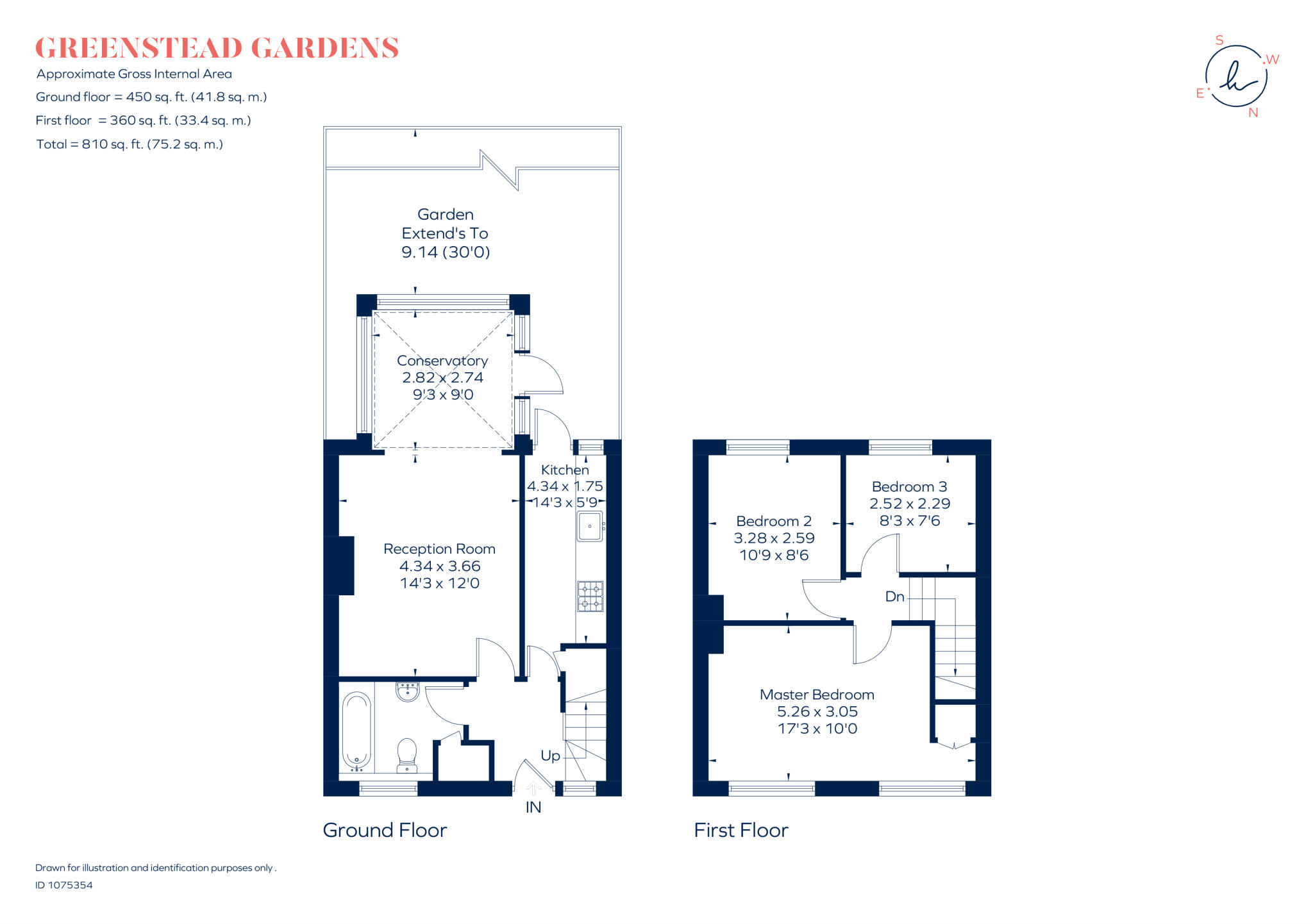 Greenstead Gardens London SW15 floorplan