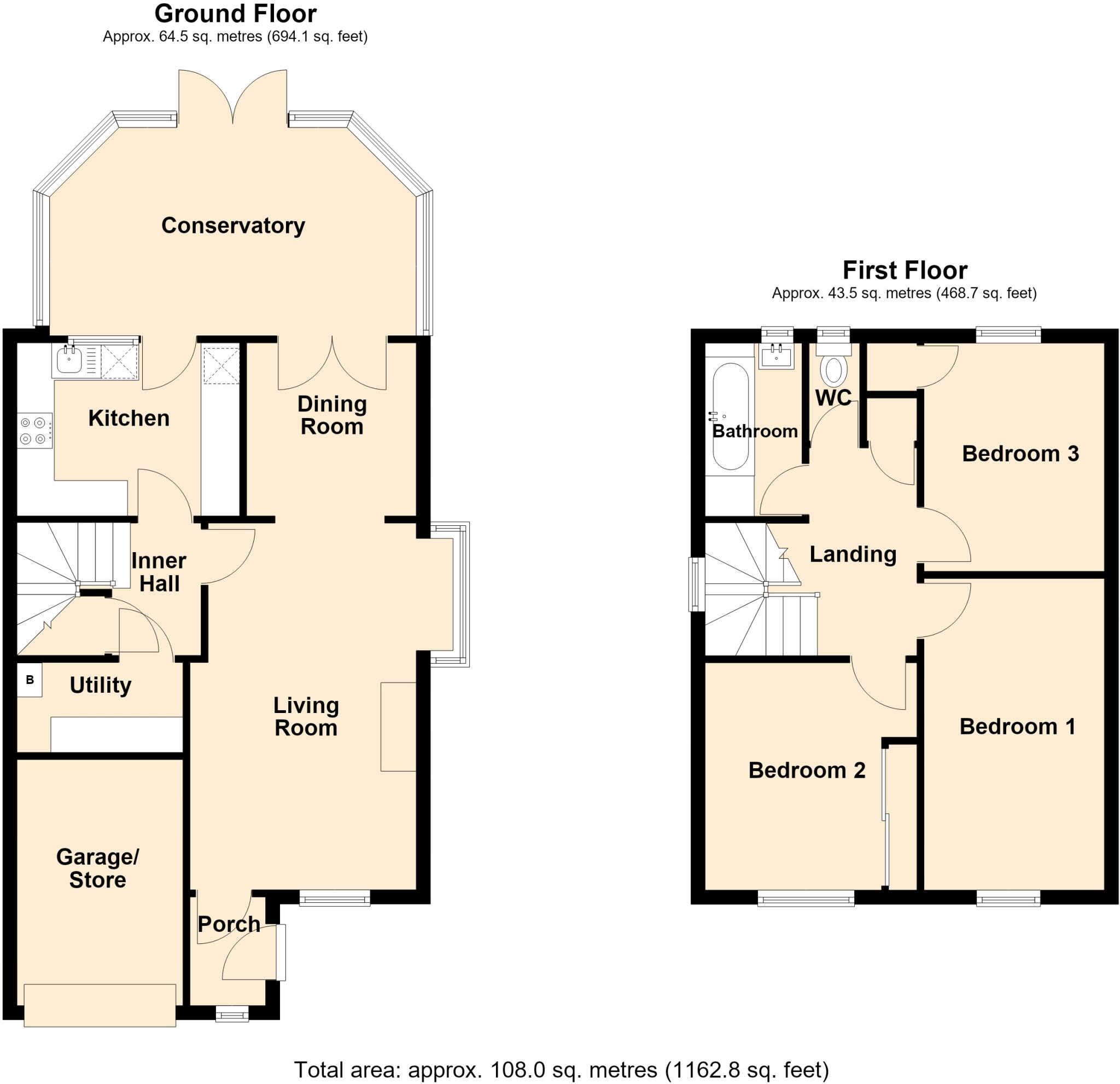 Collingbourne Close, Trowbridge floorplan