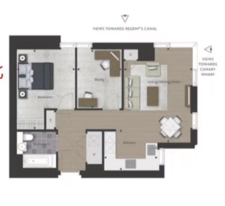 250 City Rd, Bollinder Place, London, EC1V floorplan
